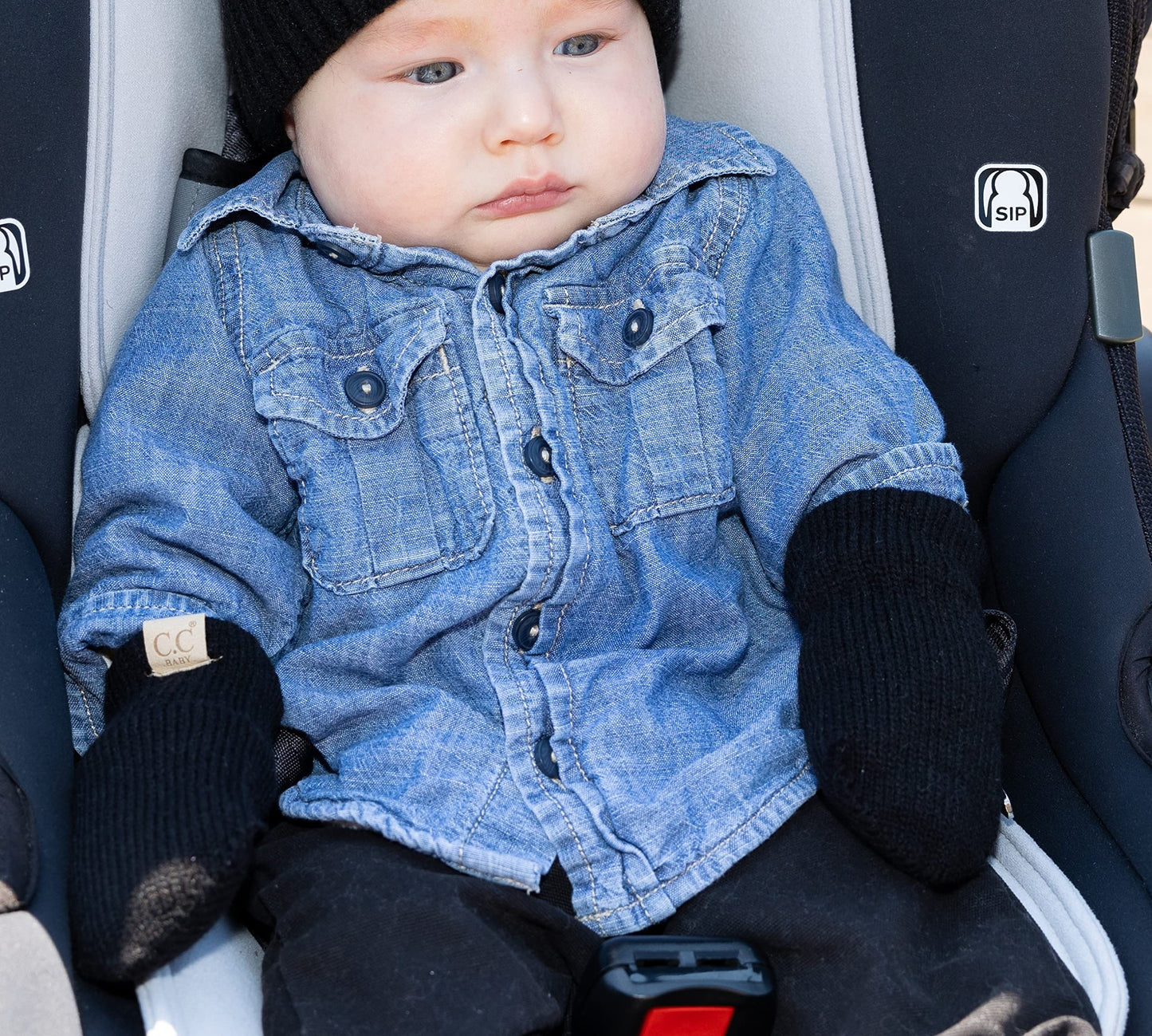 Fleece Lined Baby Mittens by Funky Junque