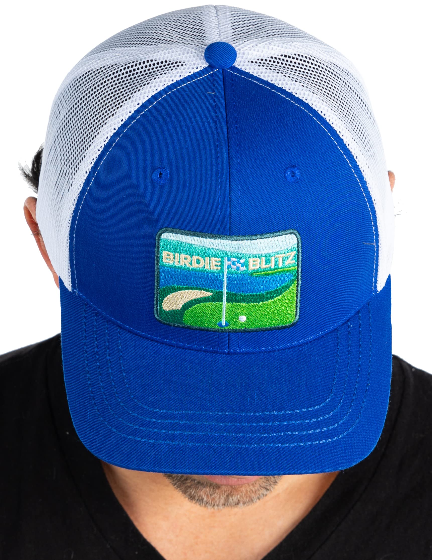 Funky Junque Mesh Trucker Hat For Men - Adjustable Cotton Cap With Sweatband For Outdoor Wear