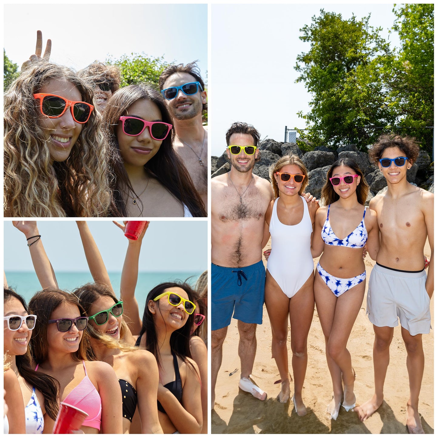 Funky Junque Solid Party Sunglasses