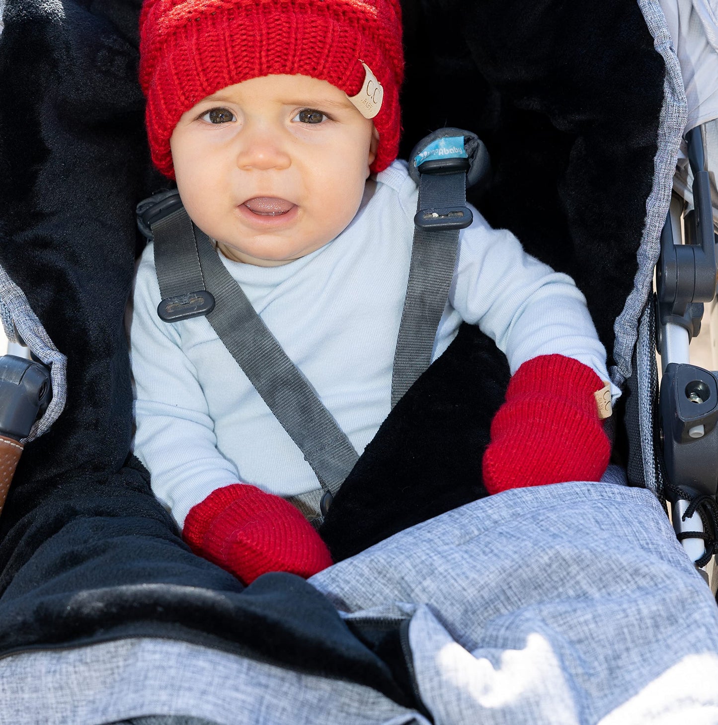 Fleece Lined Baby Mittens by Funky Junque