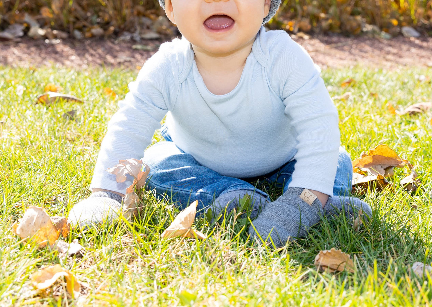Fleece Lined Baby Mittens by Funky Junque