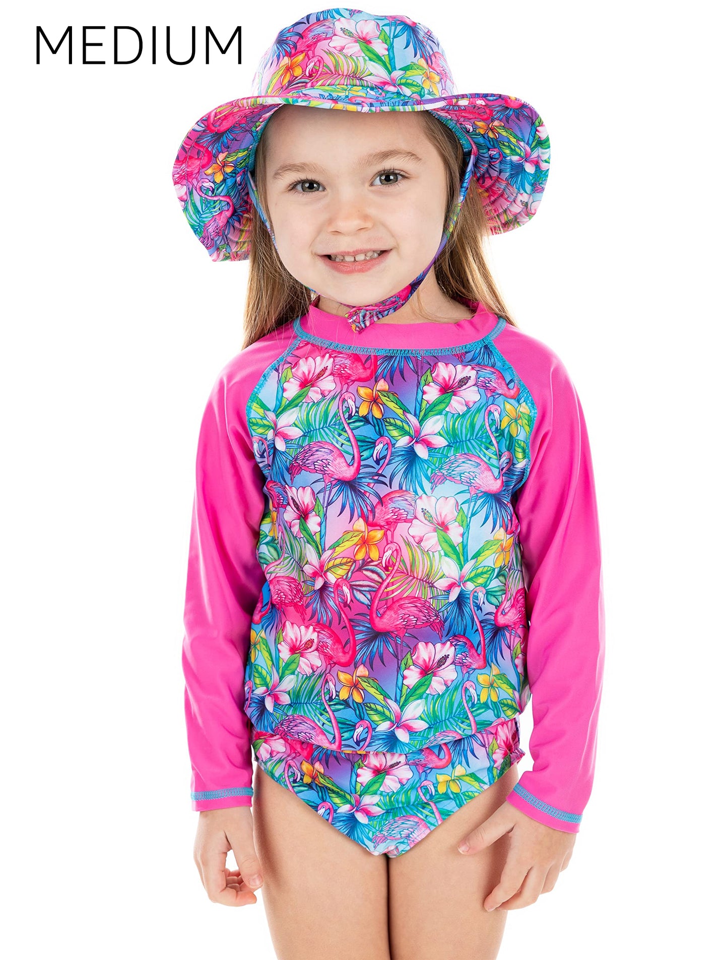 Funky Junque 3 Piece UPF 50+ Matching Long Sleeved Rash Shirt