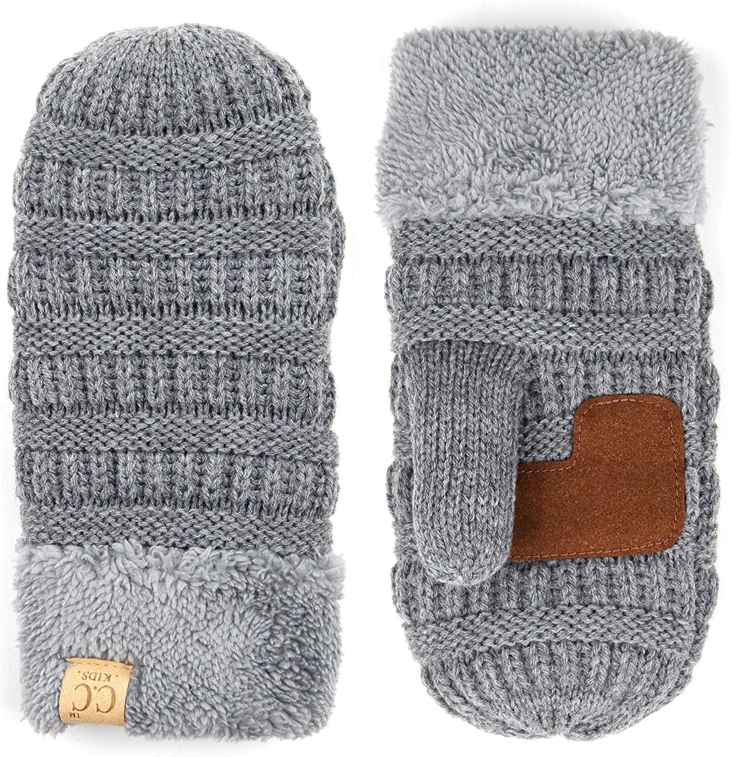 Kids Scarf & Mitten Matching Set by Funky Junque
