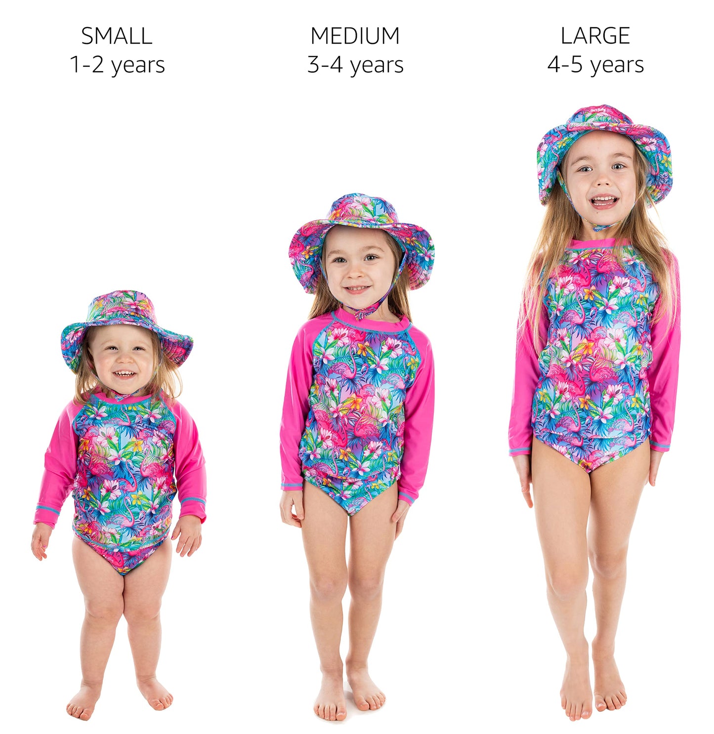 Funky Junque 3 Piece UPF 50+ Matching Long Sleeved Rash Shirt
