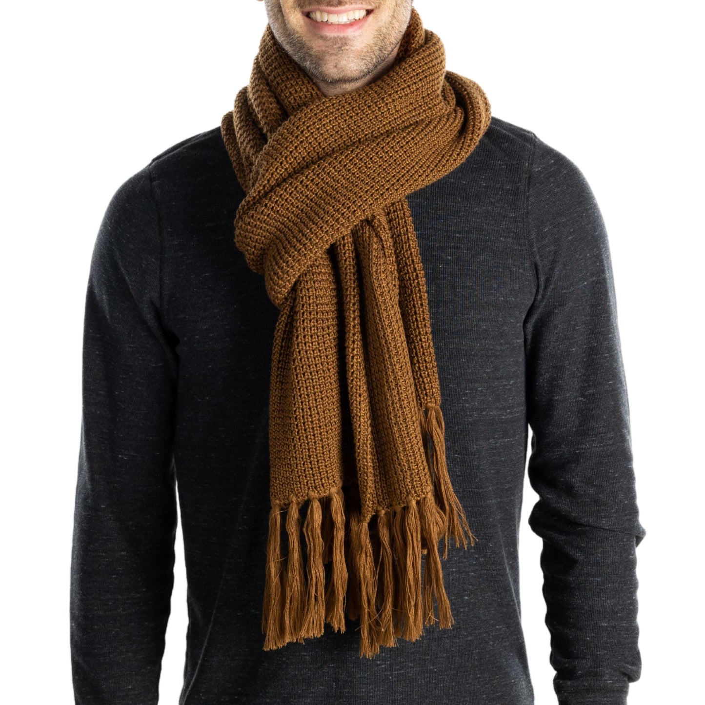 Waffle Knit Scarf by Funky Junque