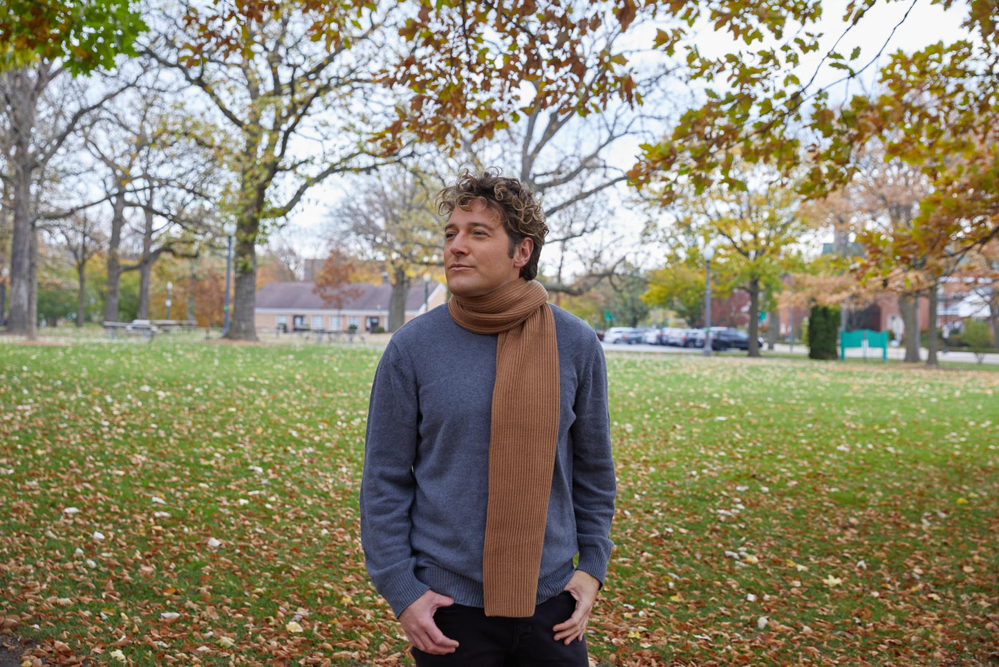 Ribbed Knit Buttery Soft Scarf by Funky Junque