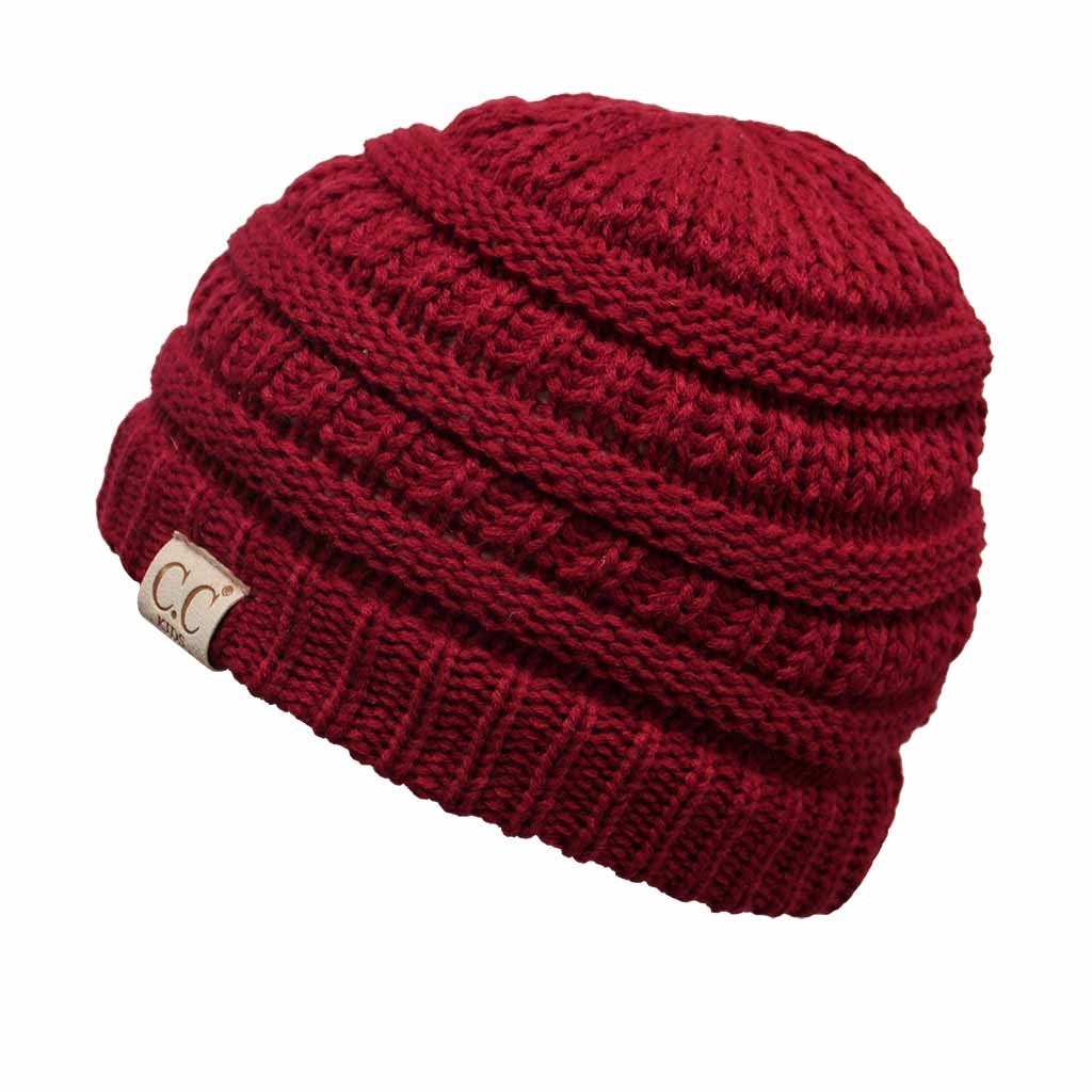 Kid's Classic Fit Cable Knit Beanie