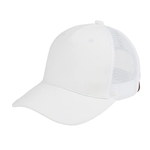 Solid Five Panel Trucker Hat by Funky Junque