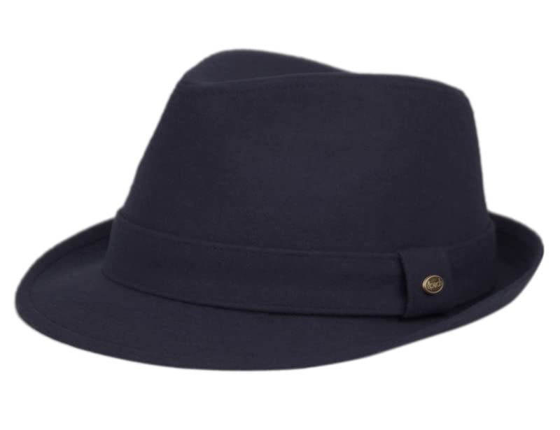 Short Brim Wool Fedora by Funky Junque