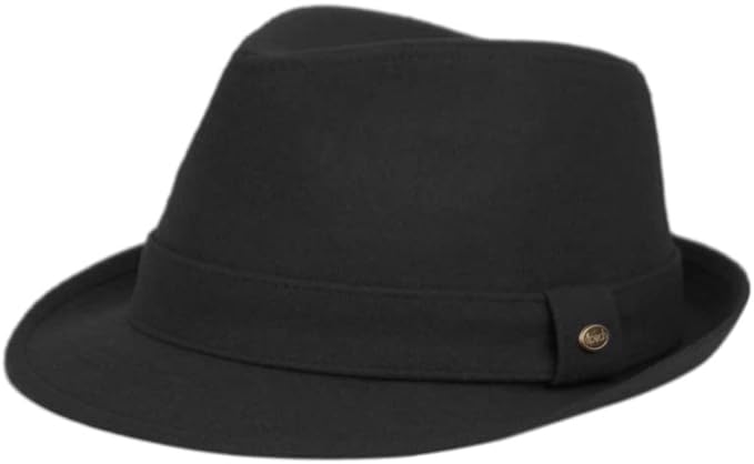 Short Brim Wool Fedora by Funky Junque