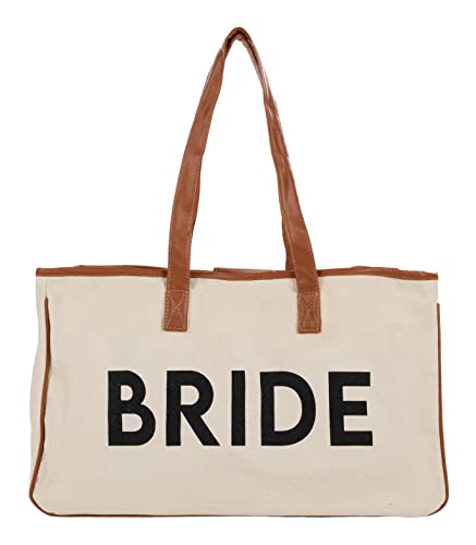 Oversized Constructed Canvas Cotton Tote Bag by Funky Junque