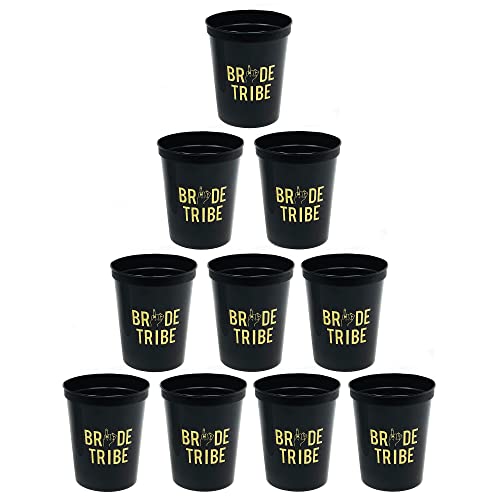 Bachelorette Bride & Bride Tribe 16 Oz Party Cups by Funky Junque