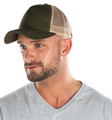 Solid Five Panel Trucker Hat by Funky Junque