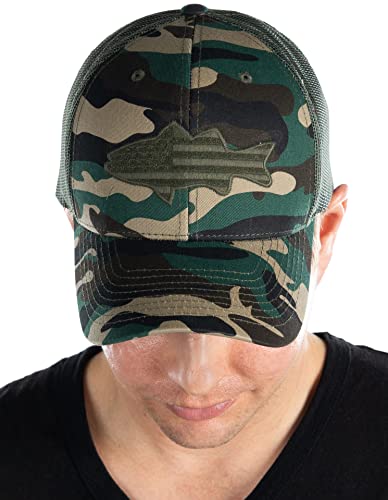 Fish Flag Trucker Hat by Funky Junque