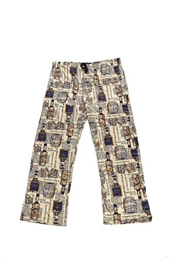 Men's Novelty Pattern Pajama Pants by Funky Junque