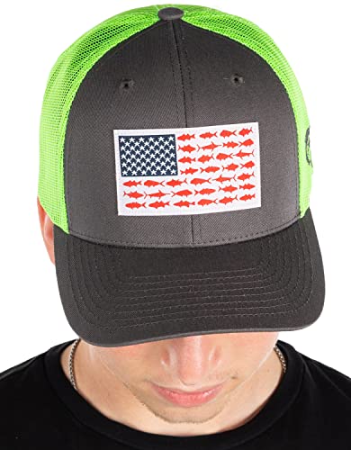 Fish Flag Trucker Hat by Funky Junque