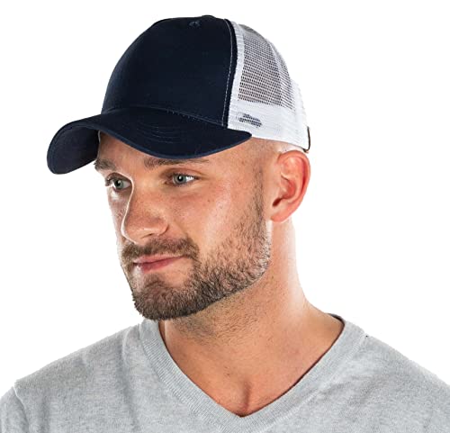 Solid Five Panel Trucker Hat by Funky Junque