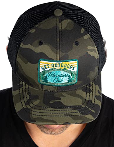 Outdoors Mesh Trucker Hat by Funky Junque