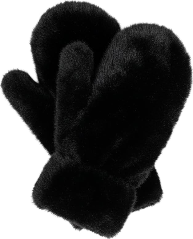 Fuzzy Faux Fur Mittens