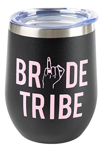 Bridal Stainless Steel 12 Oz. Wine Tumblers by Funky Junque