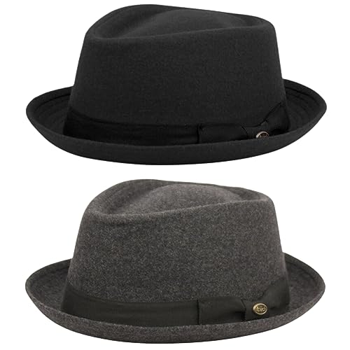 Wool Fedora Diamond Shaped by Funky Junque