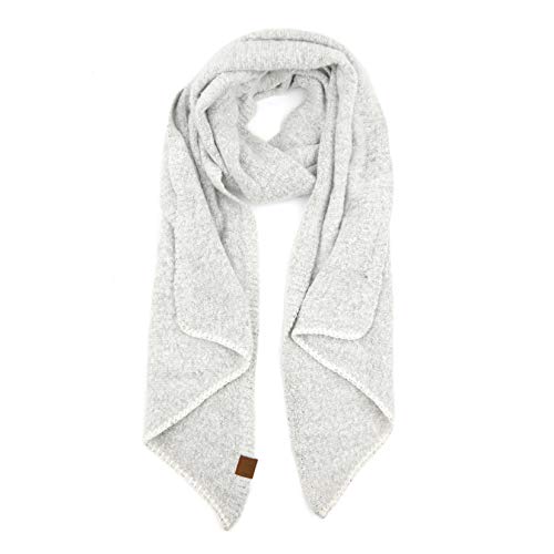 Boucle Knit Winter Scarf by Funky Junque