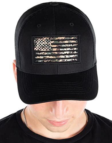Tactical Flag Trucker Hat by Funky Junque