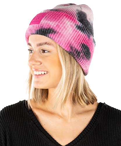 Tie Dye Cuffed Beanie by Funky Junque