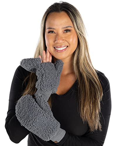 Sherpa Convertible Mittens by Funky Junque