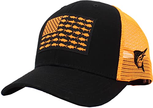 Fish Flag Trucker Hat by Funky Junque