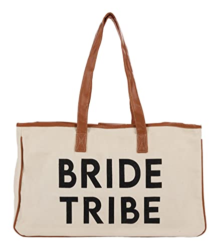 Oversized Constructed Canvas Cotton Tote Bag by Funky Junque