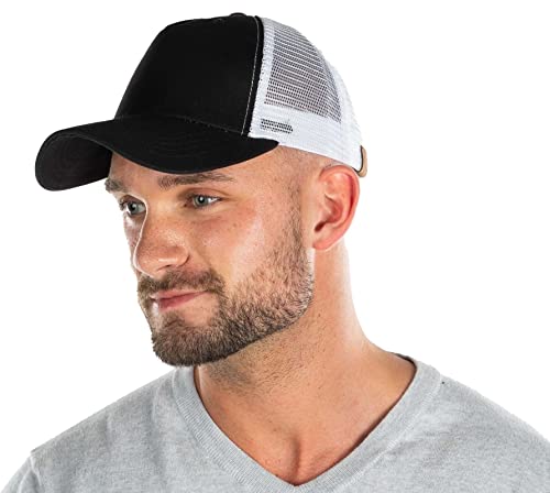 Solid Five Panel Trucker Hat by Funky Junque