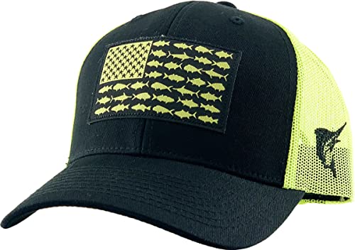 Fish Flag Trucker Hat by Funky Junque