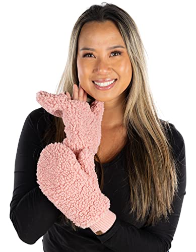 Sherpa Convertible Mittens by Funky Junque