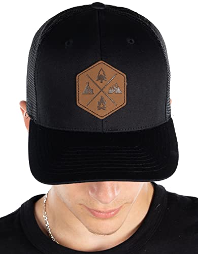 Mountain Patch Trucker Hat by Funky Junque