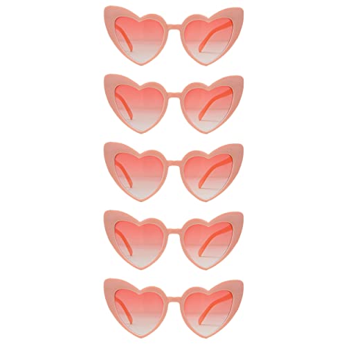 Heart Shaped Fashion Eyewear Sunglasses for Women - Solids