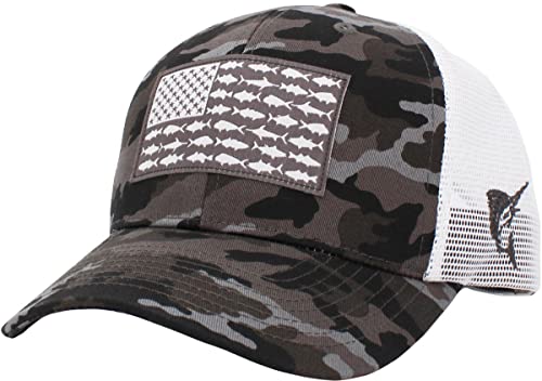 Fish Flag Trucker Hat by Funky Junque