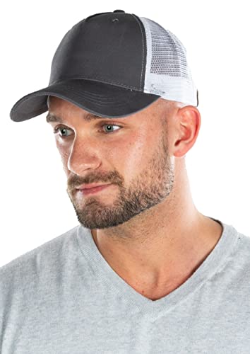 Solid Five Panel Trucker Hat by Funky Junque