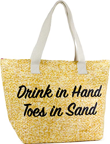 Sayings Beach Tote by Funky Junque