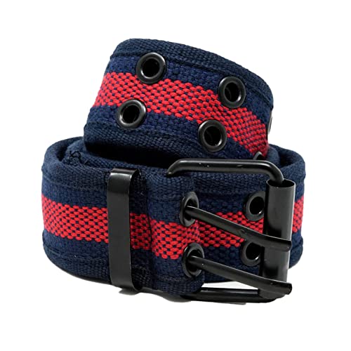 Double Pronged Grommets Belt by Funky Junque