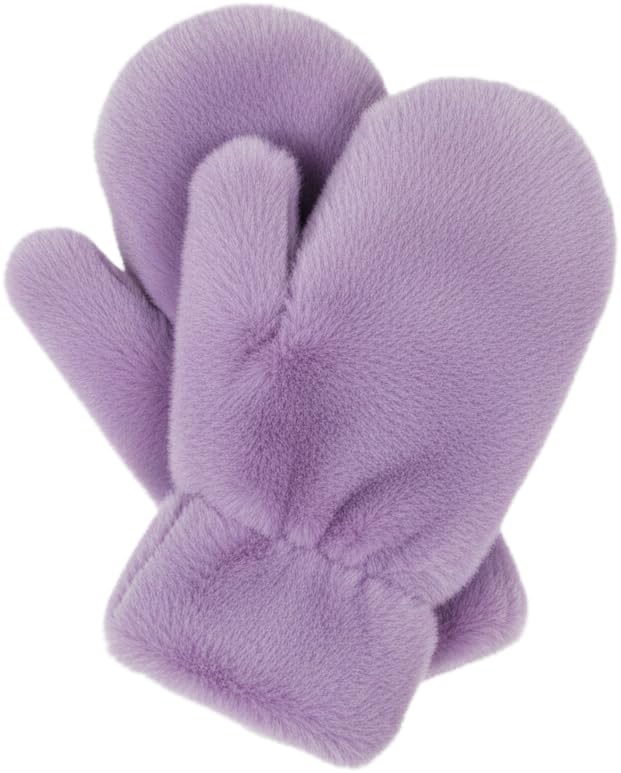 Fuzzy Faux Fur Mittens