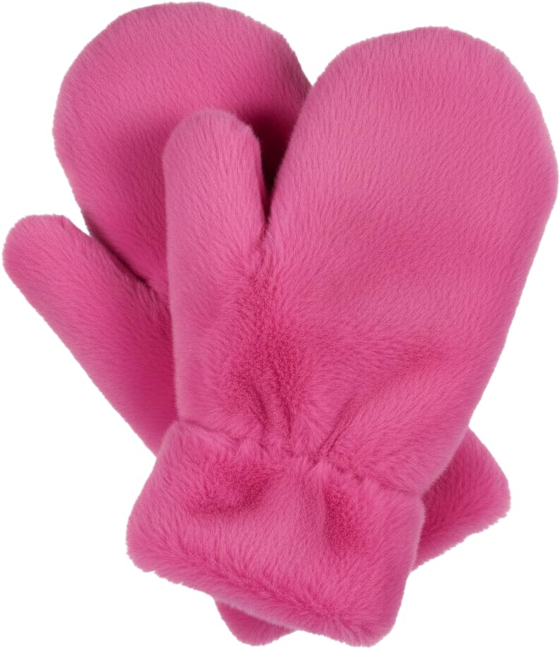 Fuzzy Faux Fur Mittens