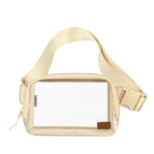 Clear Belt Bag by Funky Junque