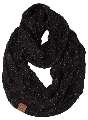 Confetti Knit Infinity Scarf by Funky Junque
