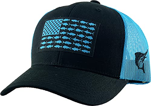 Fish Flag Trucker Hat by Funky Junque