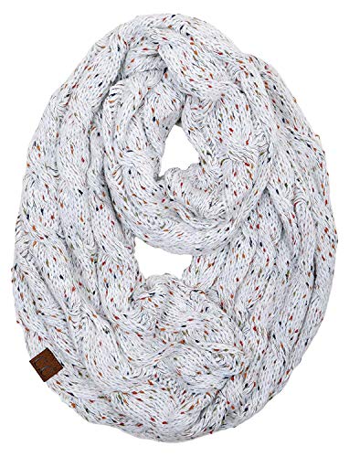 Confetti Knit Infinity Scarf by Funky Junque