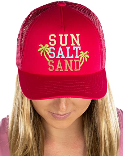 Sun Salt Sand Trucker Hats by Funky Junque