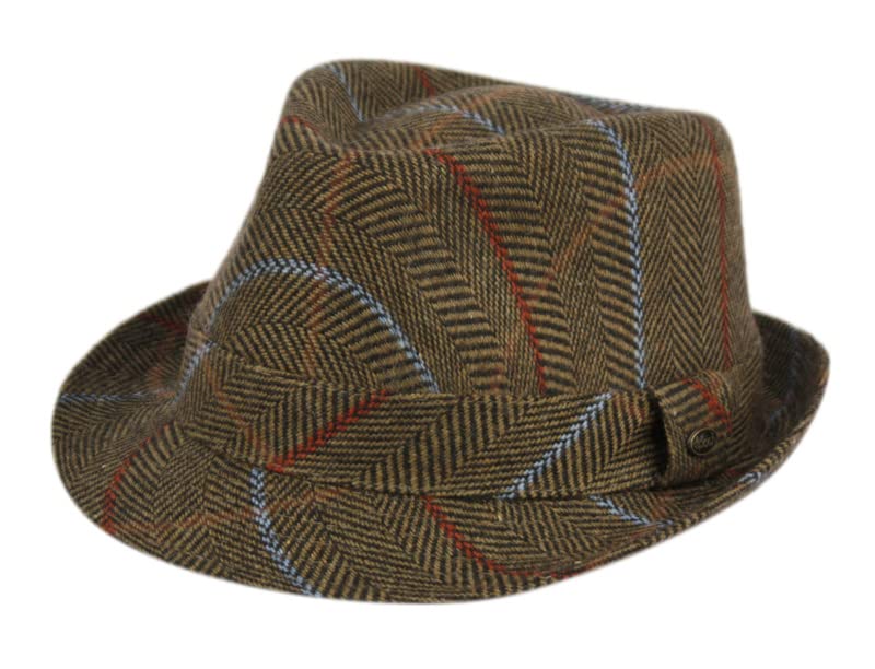 Short Brim Wool Fedora by Funky Junque