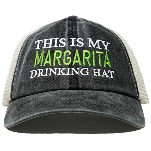 This is My Drinking Hat Cotton Mesh Baseball Cap by Funky Junque