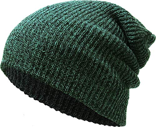 Two Tone Slouchy Beanie by Funky Junque